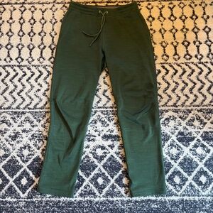 Stio Pants Gannett Peak 2019 Fleece Sweatpants Mountain Green Mens Medium GUC